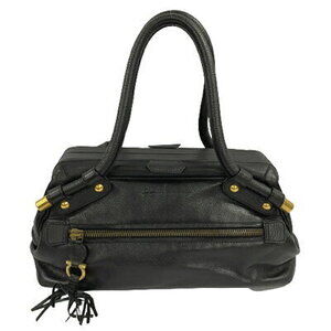Salvatore Ferragamo FG Black Handbag Tote Bag